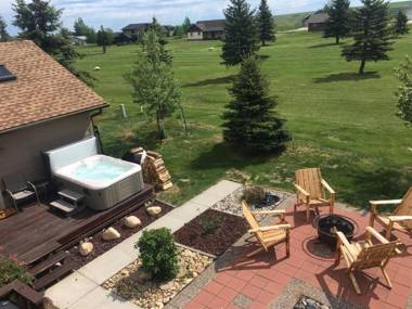 Dog Friendly Sans Souci Cabin with Hot Tub by AAA Red Lodge Rentals