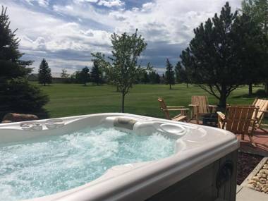 Dog Friendly Sans Souci Cabin with Hot Tub by AAA Red Lodge Rentals