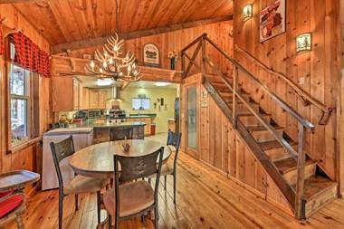 Welcoming Lakeside Cabin with Fire Pit and Porch!