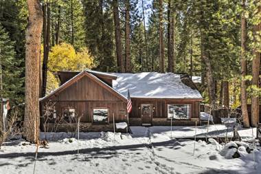 Tahoe Vista Cabin with Deck 1 Mile to the Beach!