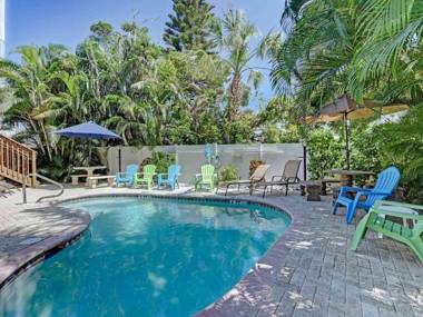 Ideal beach hideaway pool condo located between the island marina and beach