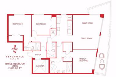 Stunning Bay Front 3 Bed Private Floor Apt 2001 @ BW Resort Miami