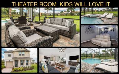 Solara Resort 16 PPL Movie Theater Pool Spa Home