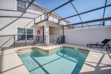 In the heart of Kissimmee Storey Lake Resort 4BD 3BA Pool Townhome 4SL4857