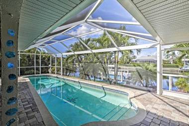 Canal Waterfront Home with Private Pool and Dock!