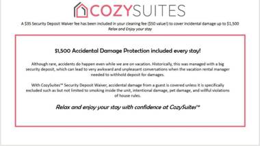 TWO Separate Luxe CozySuites on the Boardwalk