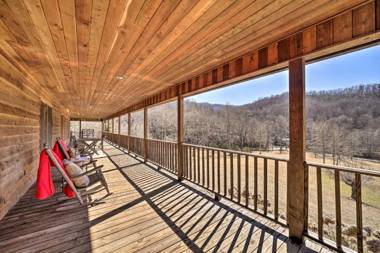 Franklin Home on 27 Acres with Wraparound Deck!