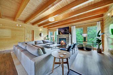 Gorgeous Large Cabin With Hot Tub Games and 5430 Sq Ft of Ultimate Family Fun Pets Welcome