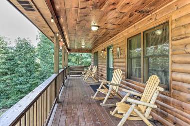 Spacious Hiawassee Cabin with Wraparound Deck!