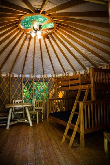 Mount Vernon Camping Resort 16 ft. Yurt 6