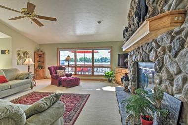 Large Lakefront Cottage with Boat Dock and Beach!