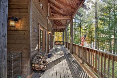 Spacious Lakefront Cabin with Fire Pit and Grill!