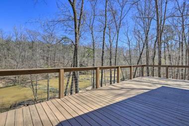 Stunning Culloden Cabin with Deck and Creek View!