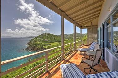 St Thomas Cliffside Chalet with Pool and Hot Tub!