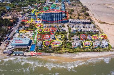 VILLA ARIA RESORT THE SEA BY 10mBiển và hồ bơi riêng