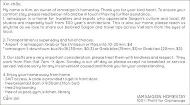 IAMSAIGON homestay