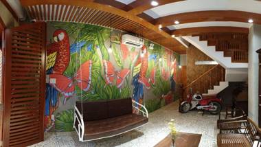 Vintage 1980s Saigon Private House with Rooftop Dining Room in Prime City Central District