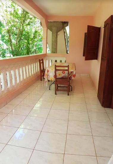 4 bedrooms appartement with sea view enclosed garden and wifi at Bandrele