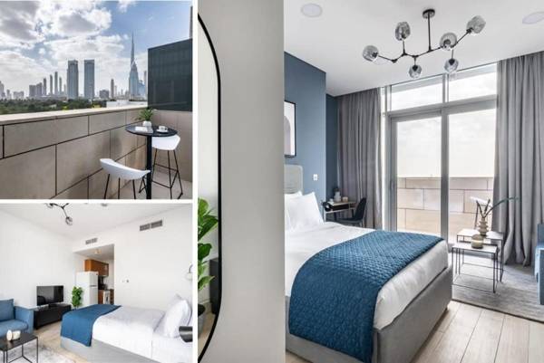 Comfy DIFC studio with Burj Khalifa view