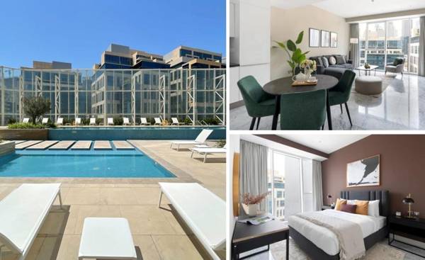 Contemporary 1BDR in Business Bay pool & gym access