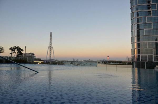 Ain Dubai view 2 bedrooms with infinity pool & gym