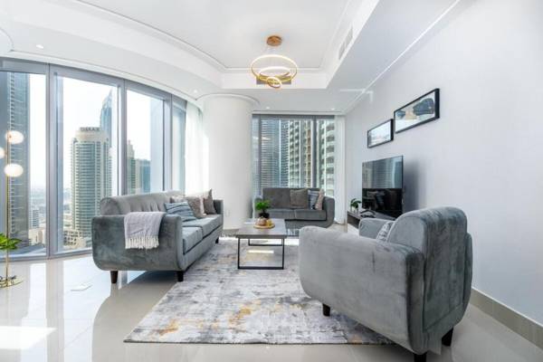 Modern & Unique 2BR-Downtown Dubai-Fountain Views