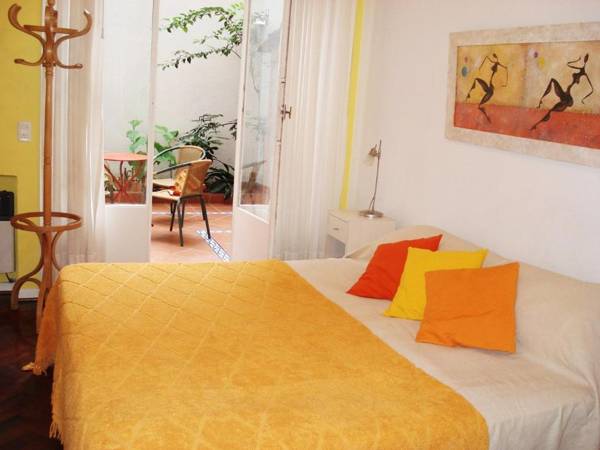 Departamento en Recoleta para 4 personas con patio