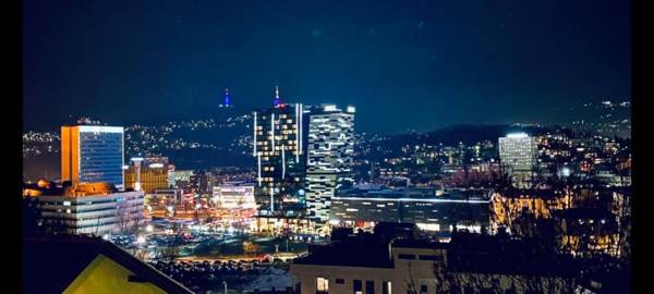 Beautiful View Of Sarajevo Center
