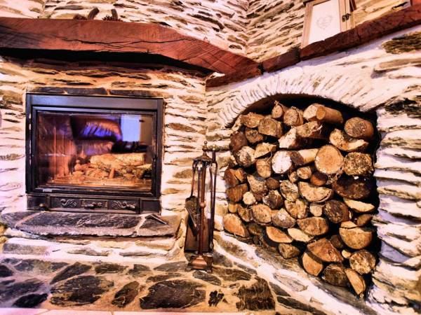 Beautiful authentic chalet with spacious garden covered barbecue and private fish pond