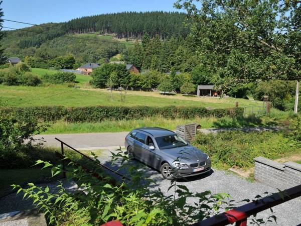 Chalet just outside Hampteau offering magnificent views across the Ourthe valley