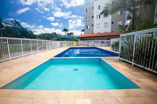 Jardim das Palmeiras piscinas lazer estacionamento coberto prox. Praia Grande