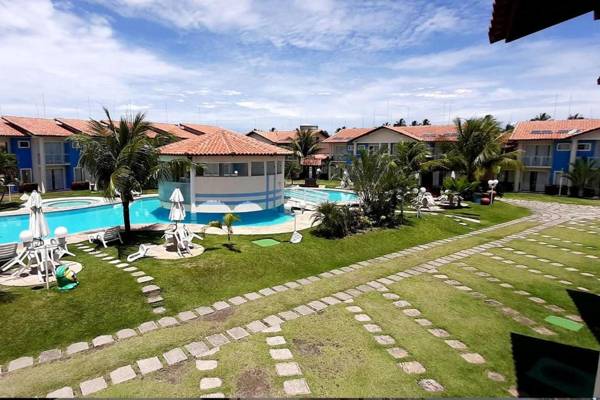 Mont Sião - Apto com 2 suítes na Praia de Taperapuan