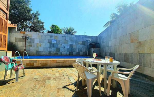 Chalé na praia Piscina Churrasqueira Bilhar Wi-Fi SmartTV