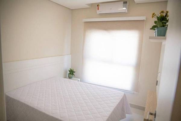 Apto completo espaço gourmet 70m praia