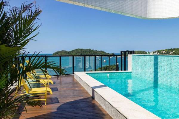 AION 302 - Apartamento Vista Para o Mar - Piscina Climatizada - Academia