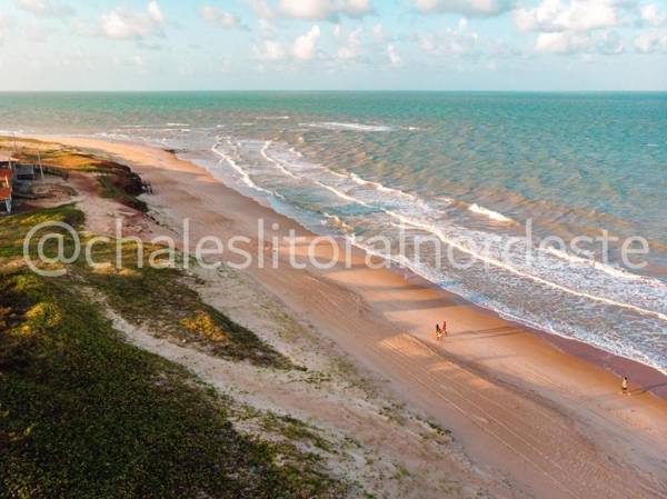 Chalé com piscina privada vista mar-Zumbi-RN