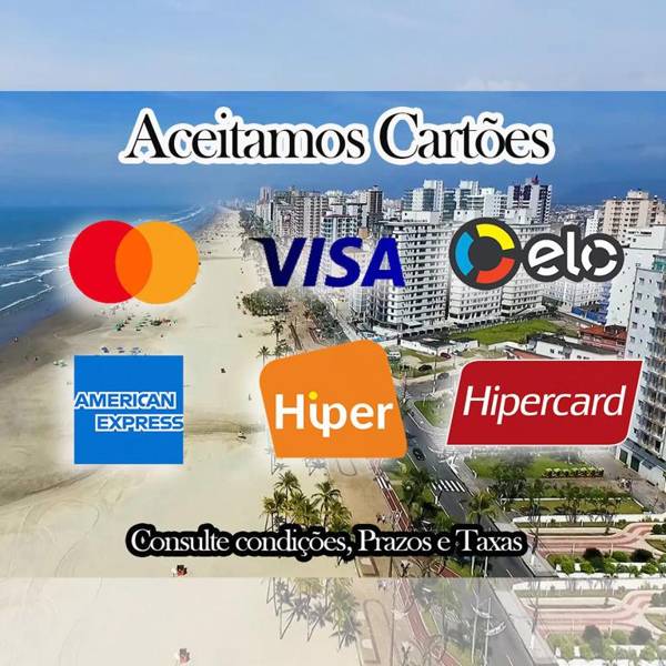 Apartamento na Praia Grande Próximo ao Mar com WIFI