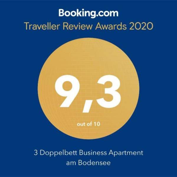 3 Doppelbett Business Apartment am Bodensee