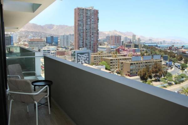 1D1B Espectacular Departamento Nuevo en Mejor Proyecto de Antofagasta Terraza vista al Mar Servicio HOM