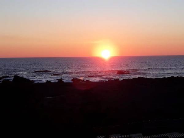 vista al mar curanipe cabaña/casa