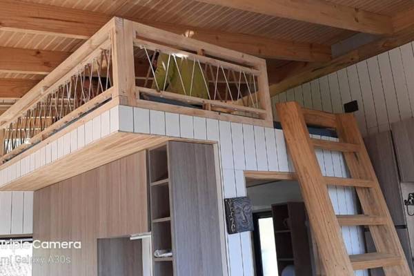 Tinyhouse Boyeruca Lodge. Maravillosas vistas de Bosque Mar y Cielo