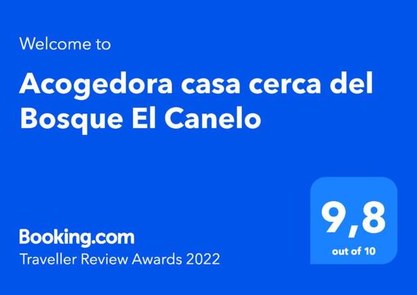 Acogedora casa cerca del Bosque El Canelo