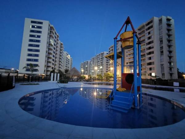 Apartamento nuevo - Amoblado en Puerto azul - Club House Piscina Futbol Jacuzzi Voley playa