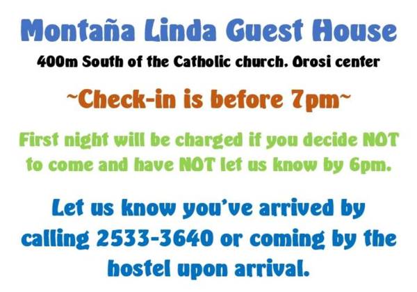 Montaña Linda Guest House Orosi