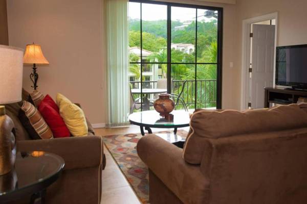 Colorfully decorated 3rd-floor unit overlooking pool at Pacifico in Coco