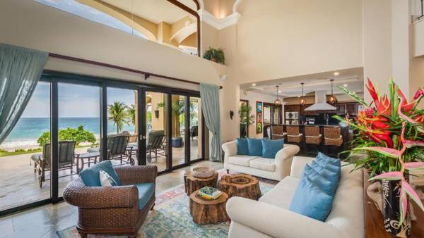 Stunning beachfront Flamingo mansion with incomparable ocean setting