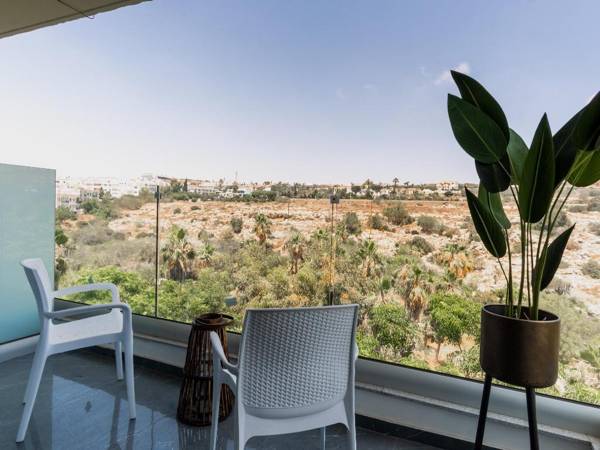 Small family apartment with balcony and communal pool in Ayia Napa All yours