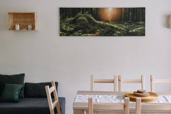 Apartmány u kostela v patře