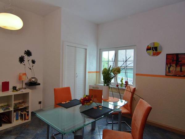 Modern holiday home in the Thuringian Forest with an outdoor sitting area