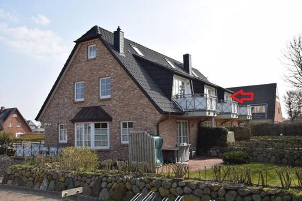 Neuerbautes Haus im Friesenstil. Moderne 2-Zimmer-Appartements mit Balkon für bis zu 4 Personen